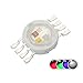 CHANZON 10 pcs High Power Led Chip 4W RGBW 8 pins (600mA for Each Color 4 Watt) Multicolor Super Bright Intensity SMD COB Light Emitter Components Diode 4 W Bulb Lamp Beads DIY Lighting