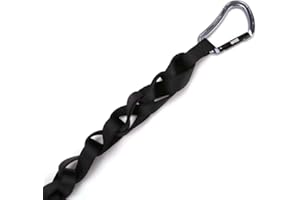 Rock-N-Rescue 20-Foot Webbing and Carabiner Combo - Heavy-Duty Tubular Nylon, Made in USA, Rock Climbing, Firefighter, and Rescue Gear