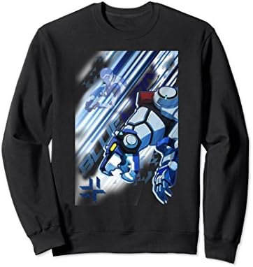 Unisex Voltron Legendary Defender Blue Lion Lance Sweatshirt Small Black