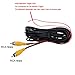 Car RCA Video Extension Cable for Auto Backup Camera Monitor Rear View Parking System with Detection Wire Reverse Trigger Lead for GPS Navigation 10M/32FT