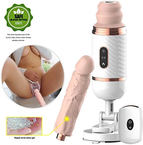 Thrusting Rotating Automatic Women Ladies Toys with Multiple Speed Modes Wireless Remote Control Waterproof Electric Vibrant Toy with Suction Cup for Hands Free Pleasure, Tshirt