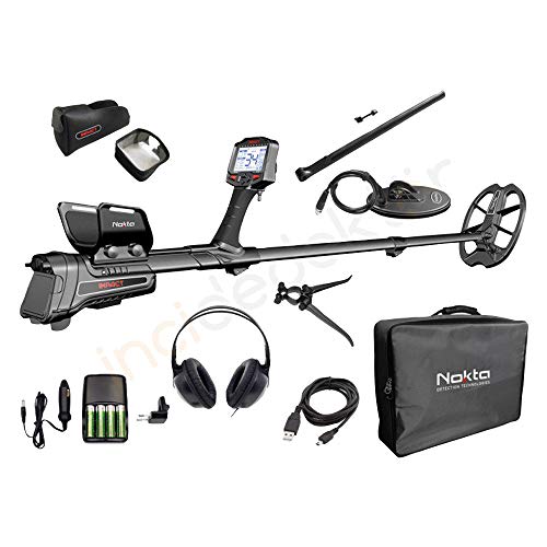 Nokta 11000702 Impact Pro Metal Detector, Black