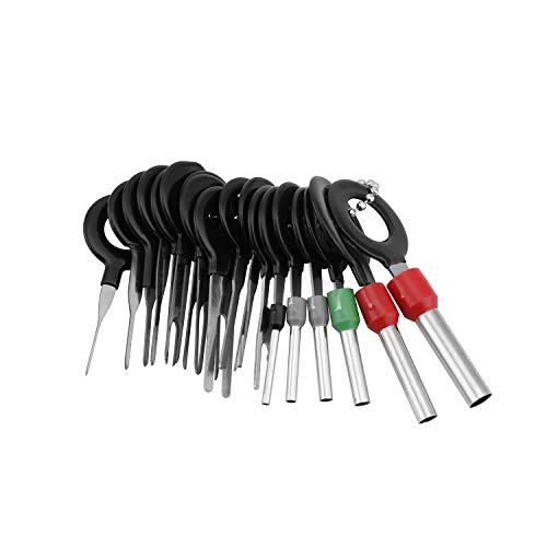 NCElec 18pcs Auto Terminals Removal Key Tool Set,Car Electrical Wiring Crimp Connector Extractor Puller Release Pin Kit - Thumbnail 6