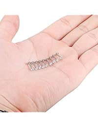 Xpircn 16G Clear CZ Labret Monroe Lip Rings Helix Tragus Earring Studs Piercing Jewelry 9PCS