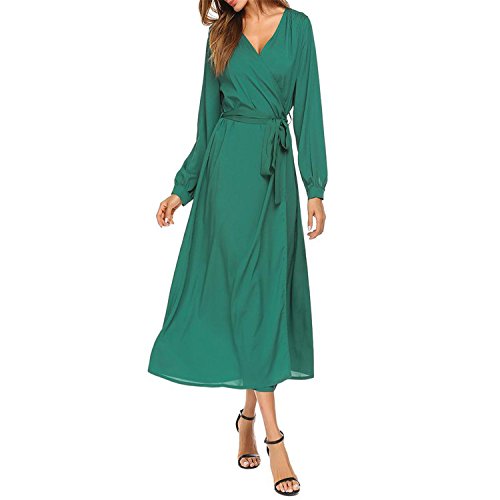 ankle length wrap dress