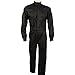 Cosplaysky Men's Halloween Cosplay Black Jumpsuit for Jedi Costume Medium