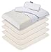 Lumalife Luxe Thin Firm Memory Foam Pillow, Adjust Height from 1/2 Inch Ultra Thin to 4½ Inches Thick, Use 4 Slim Memory Foam Thinserts to Adjust Loft or Change Pillow Contour