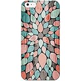 Geometric Burst Wood Pattern Phone Case - For Apple iPhone 5c Phone Back Cover