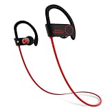 Bluetooth Headphones,Small Target Best Wireless Sports Earphones with Mic IPX7 Waterproof Stable Fit in Ear Earbuds Noise Isolating Stereo Headset 9-Hour Woriking Time for Running Workout Gym