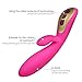 Vibrator, Louviva G-Spot Vibrator for Women Vagina and Clitoris Stimulation Dual Motors, USB rechargeable, 100% Waterproof, 7 Frequency [Super Quiet]