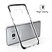 MoKo Galaxy S8 Case, Crystal Clear TPU Bumper Gel Case Shockproof TPE Edge + Rigid PC Hard Back Cover for Samsung Galaxy S8 5.8 Inch (2017) - Black