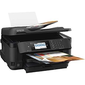 WorkForce WF-7710 Wireless Wide-format Color Inkjet Printer with Copy, Scan, Fax, Wi-Fi Direct and Ethernet, Amazon Dash…