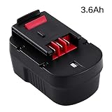 3.6Ah HPB14 Replace for Black and Decker 14.4V Battery Firestorm FSB14 FS140BX A1714 499936-34 499936-35 BD1444L HPD14K-2 CP14KB HP146F2 CDC140AK HP148F2R Cordless Power Tool 2Packs
