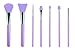 LORMAY 7 Pcs Silicone Brush Applicator Kit for UV Resin Epoxy Art Crafting and Cream Makeup Products (Purple)