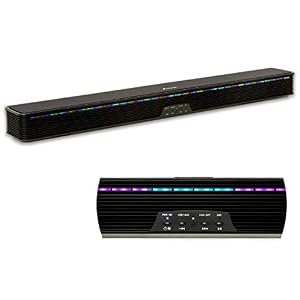Soundbar Speaker RGB LED Light Bar with Several Colors for Perfect Sound and Entertainment System TV Wall Mount…