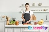 Stenffy Canvas Work Apron Multiple Pockets Gardening Painting BBQ Artist view 6