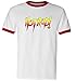 DirtyRagz Men's Rowdy Roddy Piper Hot Rod Wrestling White Adult T-shirt L White