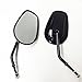 HTTMT MT398-BK Black Rearview Shining Shining Mirrors Compatible with Harley Davidson FLSTC FXDB DYNA FXDF FLSTF 8mm primary