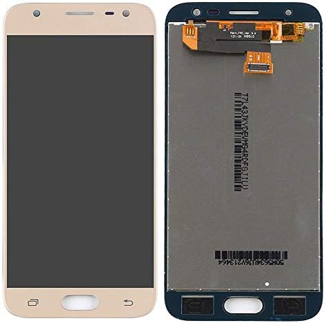 for Samsung Galaxy J3 2017 J330 J330F J330G LCD Touch Screen Digitizer Assembly Adjustable Brightness with Free Tempered Glass Protector and Repair Tool Kits (Gold)