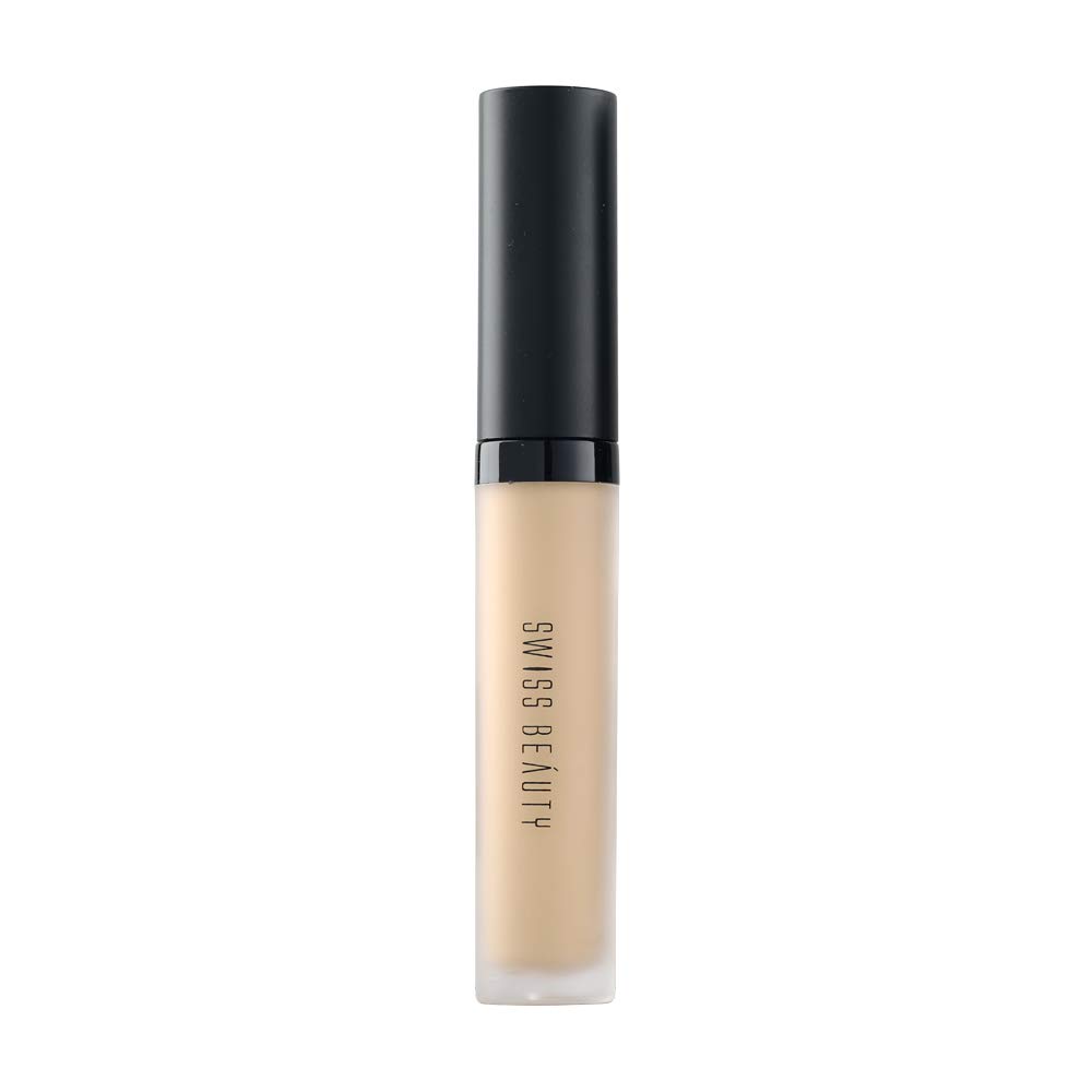 Swiss Beauty Liquid Light weight Concealer with Full Coverage | Easily Blendable Concealer for face makeup with Matte finish 5.6g (Medium Beige 04) โ image 1