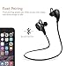 Wireless Headphones TaoTronics Bluetooth Earphones Sport Earbuds in Ear Headset Sweatproof for Running (9 Hours Playtime, Bluetooth 4.2, IPX6, Magnetic, Noise Cancelling Mic)