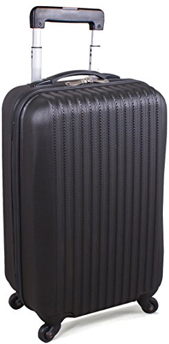 20-inch abs lightweight carry on spinner luggage - blac…