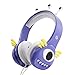 Wired Kids Headphones, VCOM Alien Monster Stereo Headsets Adjustable Music Earphones with 3.5mm Audio Jack & Volume Limited Hearing Protection, Birthday Present for Little Boys Girls Children(Purple)