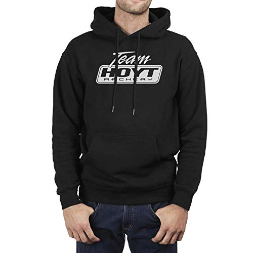 Mens Vintage Hoodies Team-Hoyt-Archery-Compound-Bow- Stylish Warm College  Pocket Sweatshirt