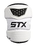 STX Lacrosse Cell 3 Elbow Pad - Pair, White/White, Large