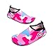 Giotto Kids Swim Water Shoes Quick Dry Non-Slip for Boys & Girls, Pink, 24-25
