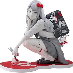 グッドスマイルカンパニー ギャル富江×HELLO KITTY スケールフィギュア G.S.Collection ギャル富江×ハローキティ プラスチック製 塗装済み完成品 ノンスケール 専用台座付属 全高約140mm