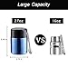 SSAWcasa Container for Hot Food, 27oz Soup Container for Adults, Wide Mouth Stainless Steel Food Jar, Insulated Lunch Container with Spoon & Handle, Leak Proof Thermal Bento Box Flask Meal Carrier