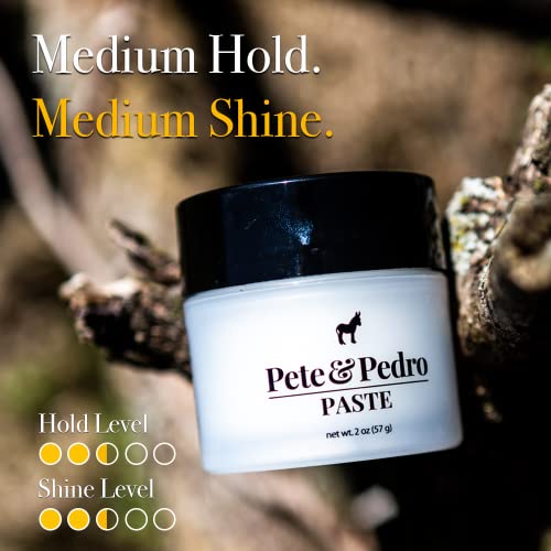 Pete & Pedro PASTE Mens Hair Paste with Medium Hold Semi Matte
