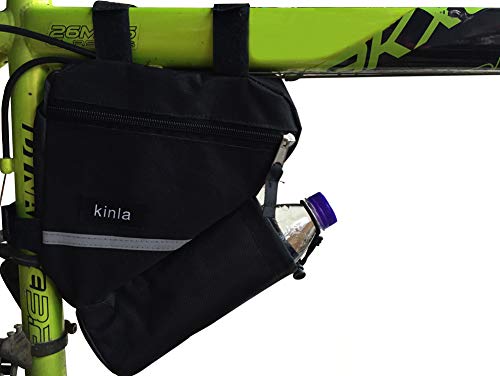image for kinla Bike Frame Bag,Road Mountain Bicycle Triangle Bike Bag with Wate