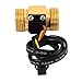 uxcell G3/4 inches Hall Effect Liquid Water Flow Sensor Switch 3/4 BSP Flowmeter Fluid Meter 2-45L/min SEN-HZ43WB Gold Tone