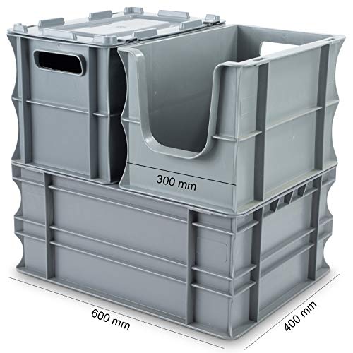 Eurobehälter - 400 x 300 x 117 mm, 10 Liter – Bild 3