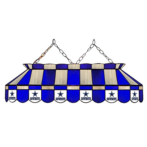 Imperial Officially Licensed NFL Merchandise: Tiffany-Style Stained Glass Billiard/Pool Table Light, Dallas Cowboys