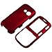 Compatible With LG Cosmos VN250/Rumor2 LX265 Cell Phone Red Rubber Feel Protective Case Faceplate Cover