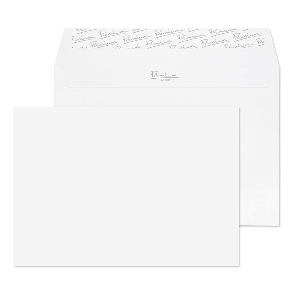 Blake Business C5 162 x 229 mm 120 gsm Peel & Seal Wallet Envelopes (91454) Diamond White Laid - Pack of 25