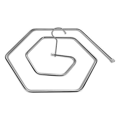 MZY1188 Spiral Shaped Hangers,Stainless Steel Hexagon Drying Rack For Indoor Outdoor Patio Quilt Blanket Save Space Clothes Airer
