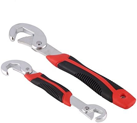 2pcs/set New Arrival Portable Adjustable Quick Snap and Grip Wrench Universal Wrench Set