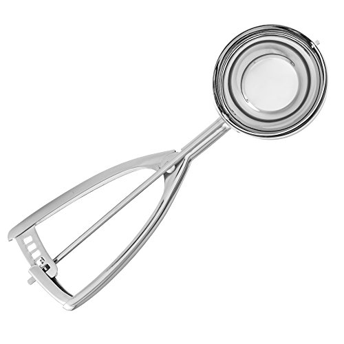Jenaluca Jumbo Ice Cream Scoop, Cupcakes and Muffins 18/8 Stainless Steel (Jumbo Scoop with