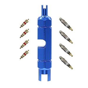 Image of SZATS bike and car Valve Core Remover Tool Set and Presta and Schrader Valve Core Valve Core Repair Tool
