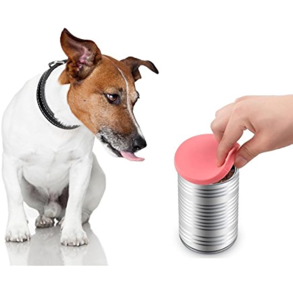 Pet Food Can 3 Pack Silicone Lids Caps Dog Cat Wet Food