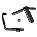 Ulanzi L Mic Stand + Mini Tripod Set, Heavy Duty Photography L Bracket with 2 Standard Flash Hot Shoe Mounts For DJI OSMO Mobile 2/Boya BY-MM1/Zhiyun Smooth Q/Smooth 4/Feiyu Gimbal Stabilizer