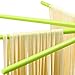 GOZIHA Pasta Drying Rack Noodle Stand with 10 Bar Handles Collapsible | Household Noodle Dryer Rack Hanging for Home Use | Spaghetti Drying Rack Noodle Stand | Easy Storage and Quick Set-Up (Green)