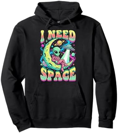Amazon.com: Broken Planet Lost In Space Pullover Hoodie : Clothing