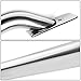 Auto Dynasty Pair of Stainless Steel Chrome Truck Side Bar Rail Compatible with Tundra/Ranger 6ft Bed Cab