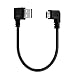 SinLoon 2-Pack Angled USB-C to USB-A Male-to-Male Data Sync and Charging Cable for Type-C Supported Devices