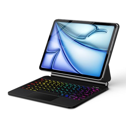 For iPad Air 13 Inch Case Keyboard(M3/M2, 2025/2024) &